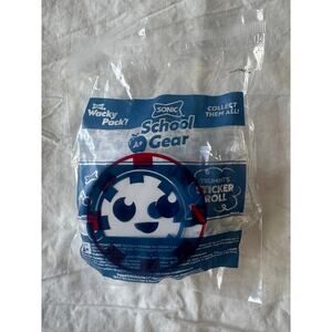 NEW Sonic Wacky Pack Trumints Sticker Roll in case School Gear Collect them all!
